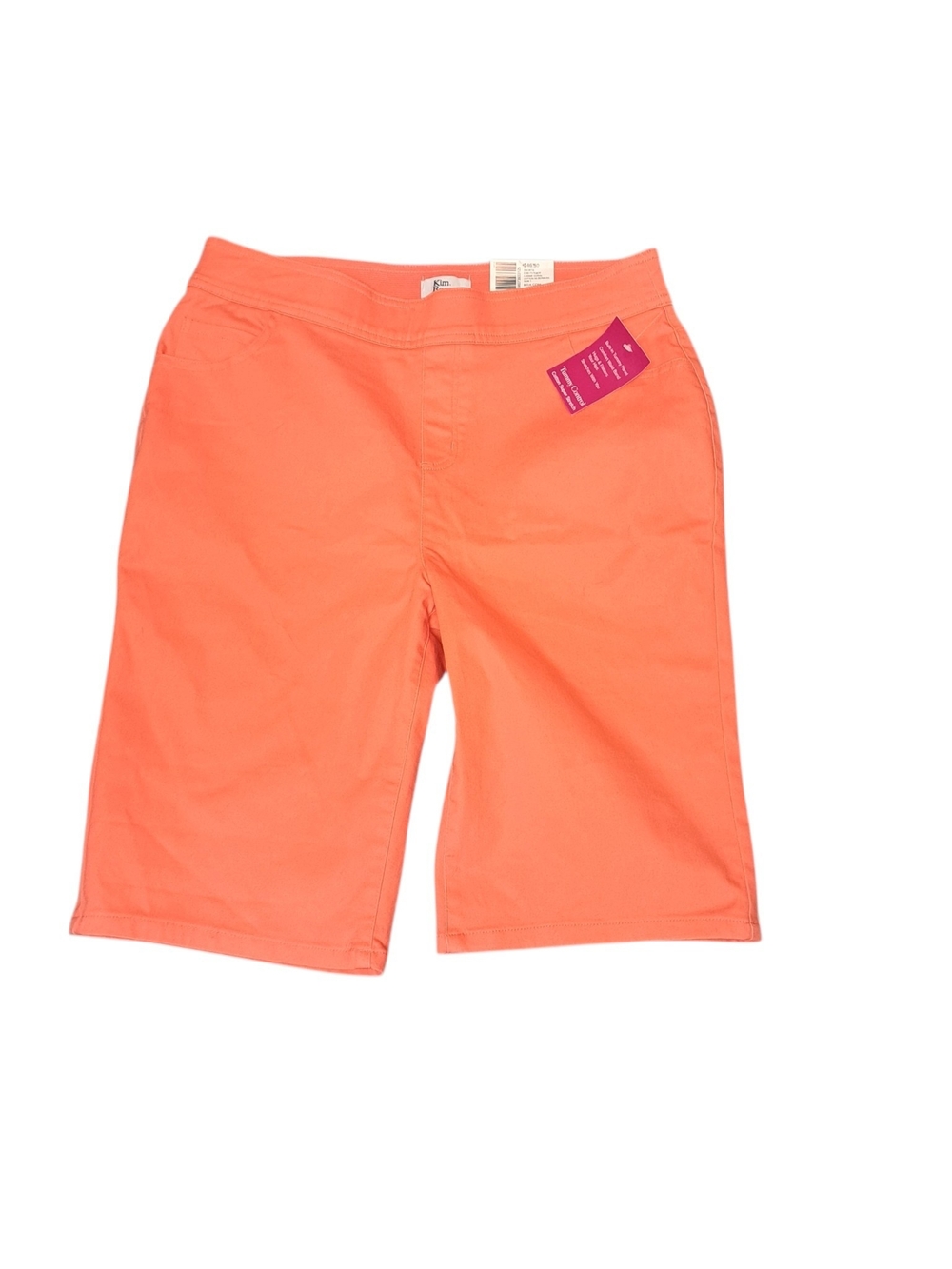 Kim Rogers Women’s Size 8 Cassie Coral Bermuda Shorts Tummy Control NWT
